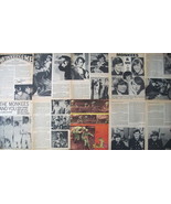 THE MONKEES ~ Eighteen (18) B&amp;W Vintage ARTICLES from 1967-1968 ~ B1 Cli... - $10.92