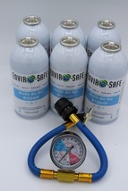 Envirosafe Arctic Air for R1234yf, 6 Cans and Gauge, r1234, r1234yf - $95.37