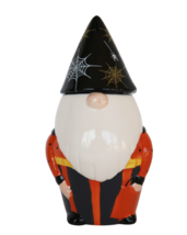 10 Strawberry St. Candied Apple Collection Halloween Gnome Cobweb Hat Cookie Jar - £39.49 GBP