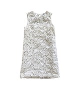 White Sleeveless Floral Eyelet Shift Dress By Whit Two Anthropologie Size 4 - $909.22 MXN