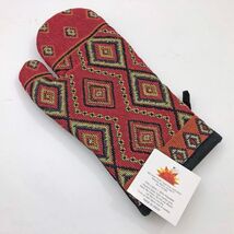 Ankara Southwestern Design Oven Mitt RaaKha 12x6 in 70% Cotton 30% Polye... - $4.94