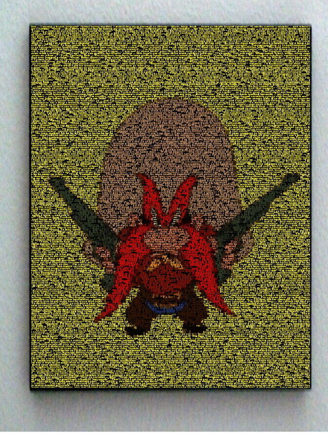 Primary image for Yosemite Sam Quotes Mosaic AMAZING Framed 9X11 Limited Edition Art w/COA