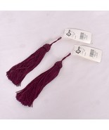 Lot of 2 Conso Trims Burgundy 5 1/2&quot; Chainette Tassel - €11,46 EUR
