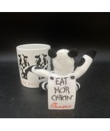 Chick-fil-a Coffee Cup Mug Eat More Chicken Papel Freelance &amp; Plush Cow - €19,25 EUR