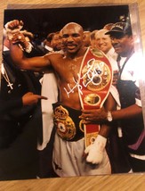 8x10 PHOTO Evander Holyfield Authentic Hand Signed - £156.44 GBP