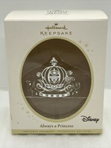 Hallmark “Always a Princess” Disney 2006 Tiara Ornament W/Swarovski Crystals - £12.69 GBP