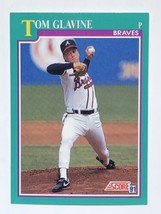 Tom Glavine 1991 Score #206 Atlanta Braves MLB Baseball Card - £0.94 GBP