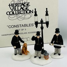 Dept 56 Heritage Village “Constables” 3-piece Accessory Set #5579-4 in b... - £15.21 GBP