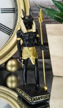 Egyptian God Of The Dead Mummy Anubis Dollhouse Miniature Statue Gods Of... - $229.11 MXN