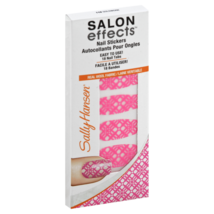 2 PACK of Sally Hansen Salon Effect Pink, 18 Nail Stickers each, 110, Goldwork - $4.99