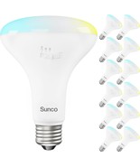 Sunco 12 Pack 11W/65W Equivalent Br30 Indoor Area Recessed Led Flood Lig... - $56.93