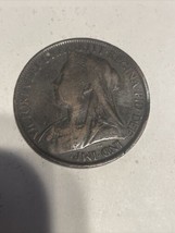Great Britain Queen Victoria and Queen Elizabeth One Penny ￼flip coin - £7.74 GBP