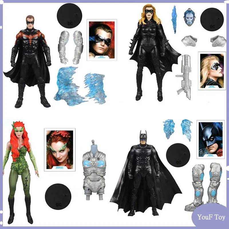 In Stock Mcfarlane Toys Mr Freeze Batman Action Figure Poison Ivy Batgirl Robin - £38.05 GBP+
