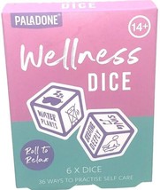 Paladone Wellness Dice Game 36 Ways to Practice Self Care Ages 14+ Roll ... - $5.90