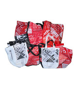 Lululemon White Bags Reusable Eco Friendly Shopping Bag Lot of 8 - €14,20 EUR