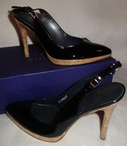 Stuart Weitzman &#39;Miasling&#39; Genuine Patent Leather Heels  - sz 38 US SZ 7.5 new - £64.58 GBP