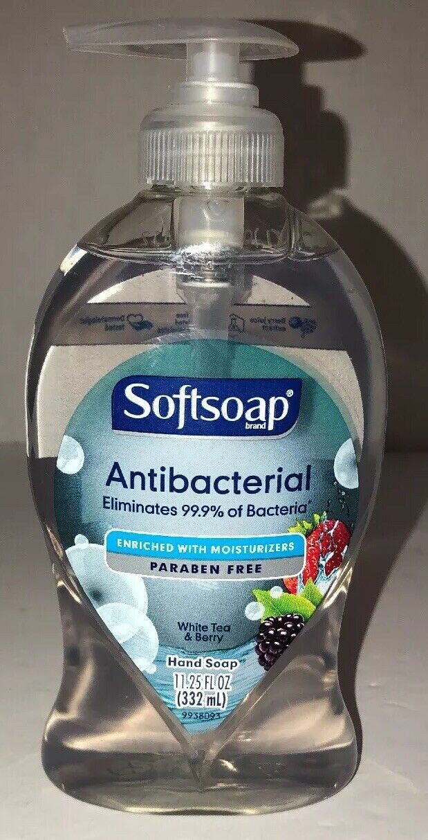 1 SOFTSOAP WHITE TEA &amp; BERRY LIQUID HAND SOAP WASH ANTI BAC 11.25 OZ PUMP - $5.82