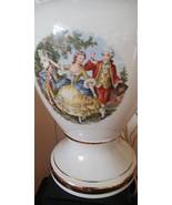 Vintage Colonial George/Martha Washington Victorian Patina Ceramic Table... - £103.11 GBP