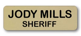 Jody Mills Sheriff Supernatural Name Badge w/ Magnet Back &amp; Bonus Anti Possessio - £13.58 GBP