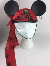 Disney Parks Pirates of the Caribbean Pirate Ear Hat Mickey Ears Adult Size MARY - £12.26 GBP