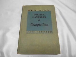 Old Vtg 1944 Wolley &amp; Scott College Handbook Of Composition Book Hardcover - £15.63 GBP
