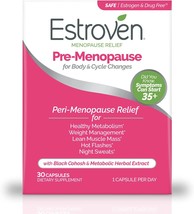 Estroven Pre-Menopause Relief For Body And Cycle Changes, Helps Reduce, 30 Count - £29.88 GBP