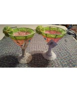 2 Giant Fun Decorative &quot;Drinking Glass&quot; Party Display, Straw/Napkin Hold... - €10,96 EUR