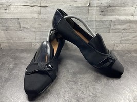 Mark Lemp Kitten Heels Women 12 WW Extra Wide Shoes Black Leather  Comfo... - €23,49 EUR