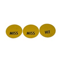 American Heritage Dogfight Replacement Yellow Hit Miss Cards 1963 Milton Bradley - £2.78 GBP