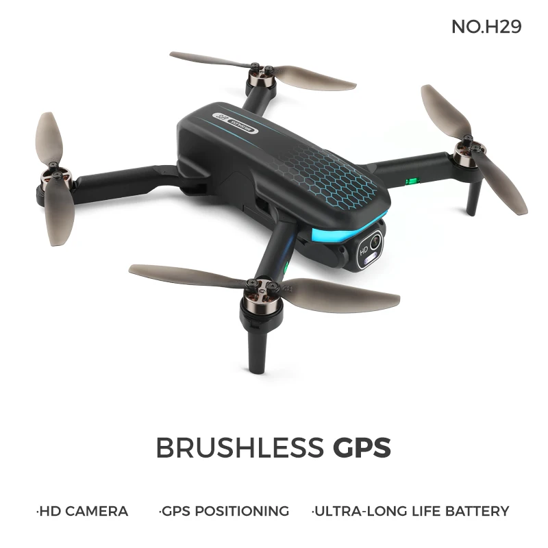 NEW TYRC H29 RC Drone GPS 5G 6K HD Dual Camera Foldable Quadcopter 360° Obstac - £127.43 GBP