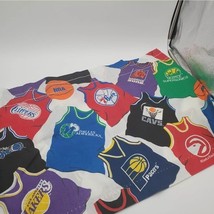 Vintage 90’s NBA Team Jerseys Lakers Bulls 76er&#39;sClippers Window Valance - $15.47