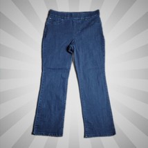 Kim Rogers Pull On Tummy Control Denim Jeans ~ Sz 10PS ~ High Rise ~25.5&quot; Inseam - £17.97 GBP