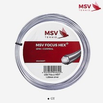 MSV Focus Hex 1.23mm 16LGauge 12m Tennis String Racquet Racket Poly Stri... - $20.61
