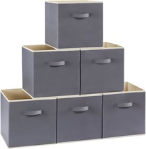 Set Of 6 Grey Lifewit Collapsible Storage Cubes 11 Inch, And Storage Room. - $32.93