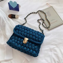 DIGERUI Bags for Women Hand Woven Bag Strip Thread Hook Women&#39;s Casual S... - £45.13 GBP