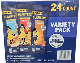 Planter&#39;s Nuts Variety Pack 24 Pieces - £21.93 GBP