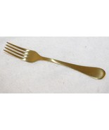 Mepra Brescia Ice Oro 8.25&quot; Gold Dinner Fork ~ Salesman Sample ~ New ~  ... - $68.51 CAD