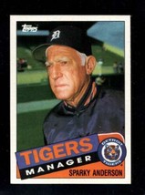 1985 Topps #307 Sparky Anderson Nmmt Tigers Mg Hof Nicely Centered *AZ5952 - £3.52 GBP