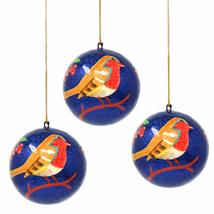 Global Crafts Recycled Paper Handpainted Papier-Mache Ornament, Elephant... - £25.70 GBP