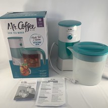 Mr. Coffee Iced Tea  Maker Pot &amp; Pitcher Electric Model TEAL Tested WORKS - £78.36 GBP