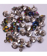 1000 Count Aurora Borealis Jeweled Crystal-Like Iridescent Charm Buttons... - €25,84 EUR