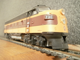 Athearn/Hobby Town HO F-7 Diesel Locomotive Custom Painted Huge DC-90 Motor - £31.97 GBP