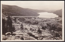 Donner Summit &quot;Rainbow&quot; Bridge, California RPPC 1920s Real Photo Postcard - £9.59 GBP