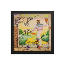 Elton John &amp; Bernie Taupin signed Goodbye Yellow Brick Road album Reprint - £67.35 GBP