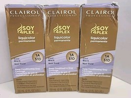 Clairol Professional Liquicolor 1A/51D Cool Black, 2 oz (Pack of 3) - £15.45 GBP