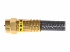 Audiovox Rg6 Digital Quadshield Coax Cable - 12&#39; - $33.31 CAD