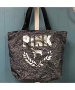 Victorias Secret large tote bag shoulder handles with foil dog - $526.47 MXN