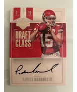 Patrick Mahomes II 2017 Draft Class Autograph Facsilmile RP Rookie Card - $3.25