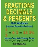 Fractions, Decimals, &amp; Percents (Includes Repeating Decimals), Paperback... - £7.77 GBP
