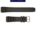 Genuine CITIZEN Watch Band Strap Black Polyurethane 59-S54486 4-S126690F - $44.95